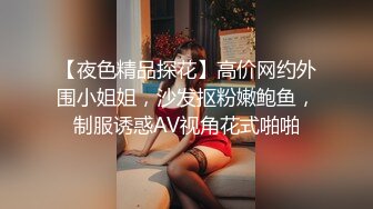 【夜色精品探花】高价网约外围小姐姐，沙发抠粉嫩鲍鱼，制服诱惑AV视角花式啪啪