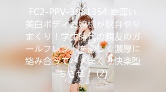 FC2-PPV-3981354 幸薄い美白ボディお嬢様が駅弁やりまくり！学生時代の親友のガールフレンドを激しく濃厚に絡み合ってハメまくり快楽堕ちさせ！ (2)