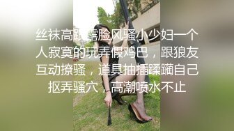 丝袜高跟露脸风骚小少妇一个人寂寞的玩弄假鸡巴，跟狼友互动撩骚，道具抽插蹂躏自己抠弄骚穴，高潮喷水不止