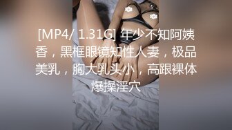 [MP4/ 1.31G] 年少不知阿姨香，黑框眼镜知性人妻，极品美乳，胸大乳头小，高跟裸体爆操淫穴