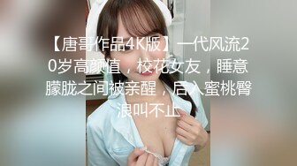 【唐哥作品4K版】一代风流20岁高颜值，校花女友，睡意朦胧之间被亲醒，后入蜜桃臀浪叫不止