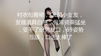 衬衣包臀裙，OL风小女友，发骚道具自慰，假屌骑乘猛坐，受不了给男友口，69姿势互舔，口活太棒了