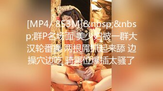 [MP4/ 853M]&nbsp;&nbsp;群P名场面 美少妇被一群大汉轮番操 两根屌抓起来舔 边操穴边吃 骑乘位爆插太骚了