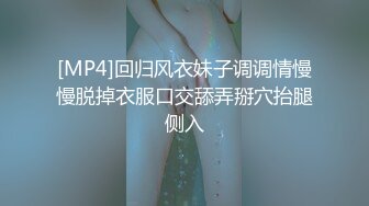 [MP4]回归风衣妹子调调情慢慢脱掉衣服口交舔弄掰穴抬腿侧入