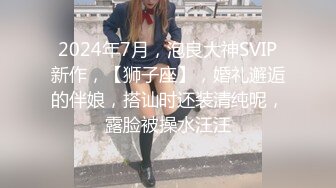 2024年7月，泡良大神SVIP新作，【狮子座】，婚礼邂逅的伴娘，搭讪时还装清纯呢，露脸被操水汪汪