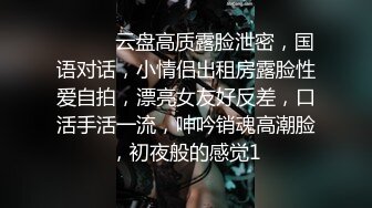 ⚫️⚫️云盘高质露脸泄密，国语对话，小情侣出租房露脸性爱自拍，漂亮女友好反差，口活手活一流，呻吟销魂高潮脸，初夜般的感觉1